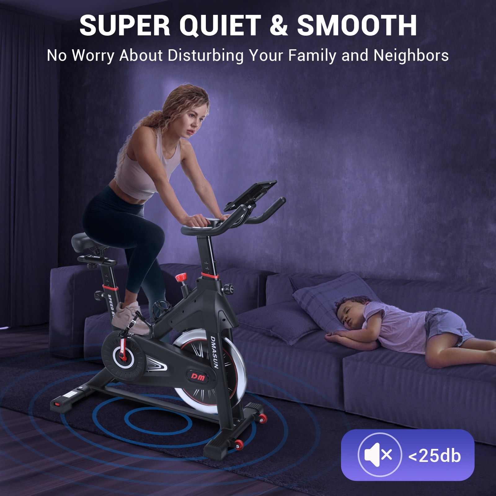 Exercise best sale bike quiet